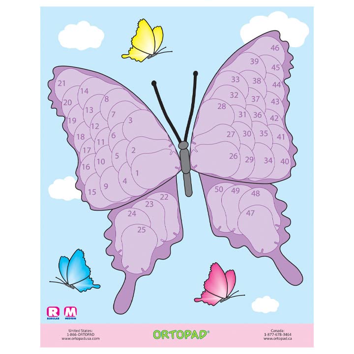 OrtopadÂ® Girls Reward Poster Pack, includes 3 posters, Hearts/Castle/Butterfly - Image 4